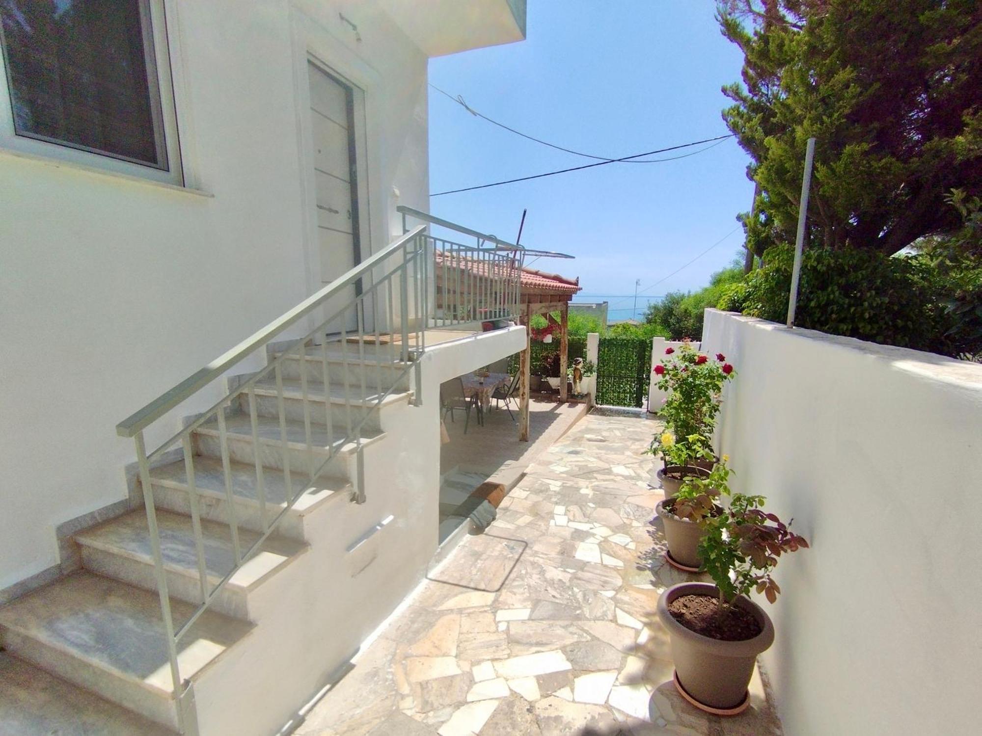 Sofia'S Seaview Villa Near Airport And Beach Artemida  Bagian luar foto