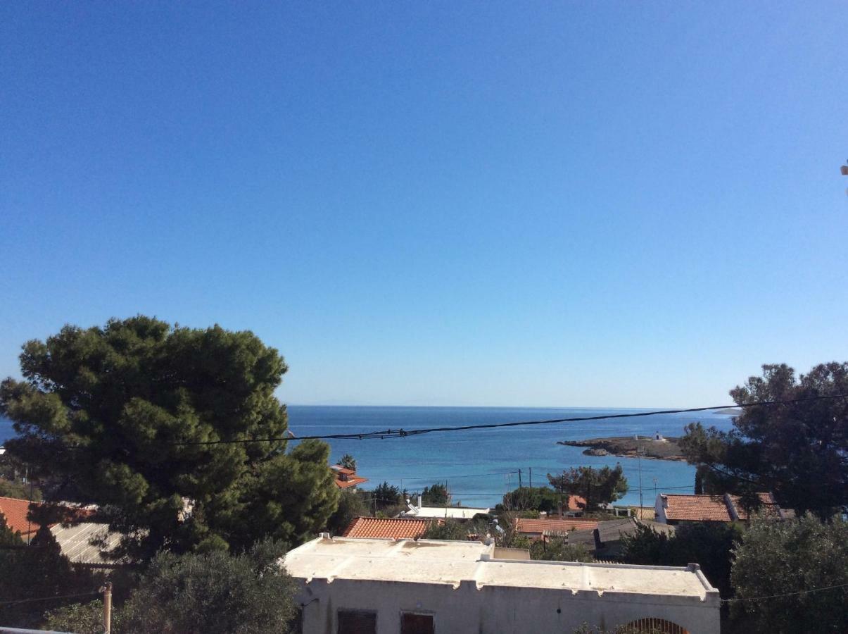 Sofia'S Seaview Villa Near Airport And Beach Artemida  Bagian luar foto