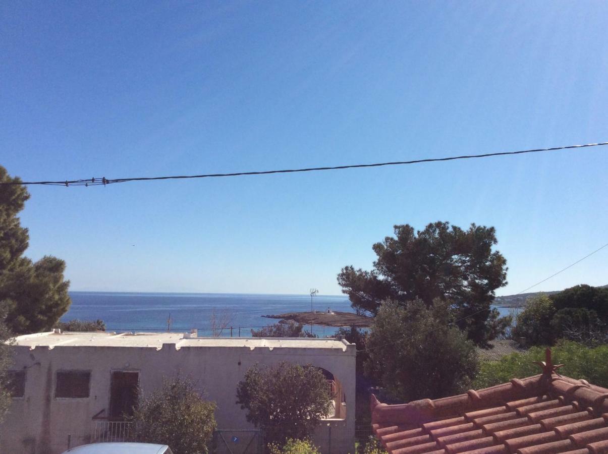 Sofia'S Seaview Villa Near Airport And Beach Artemida  Bagian luar foto
